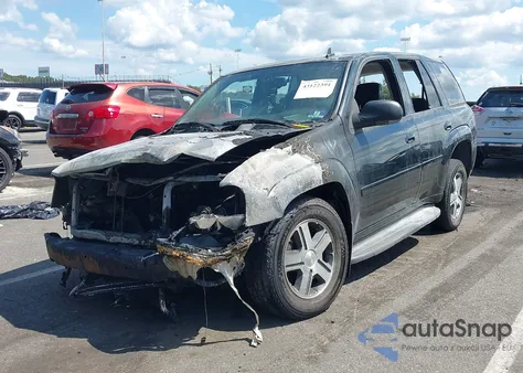 2007 Chevrolet Trailblazer Lt из США, поврежденный, VIN 1GNDT13S672196625